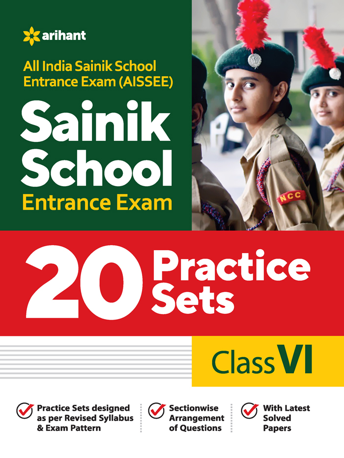 Sainik School Entrance Exam 20 Practice Sets Class VI