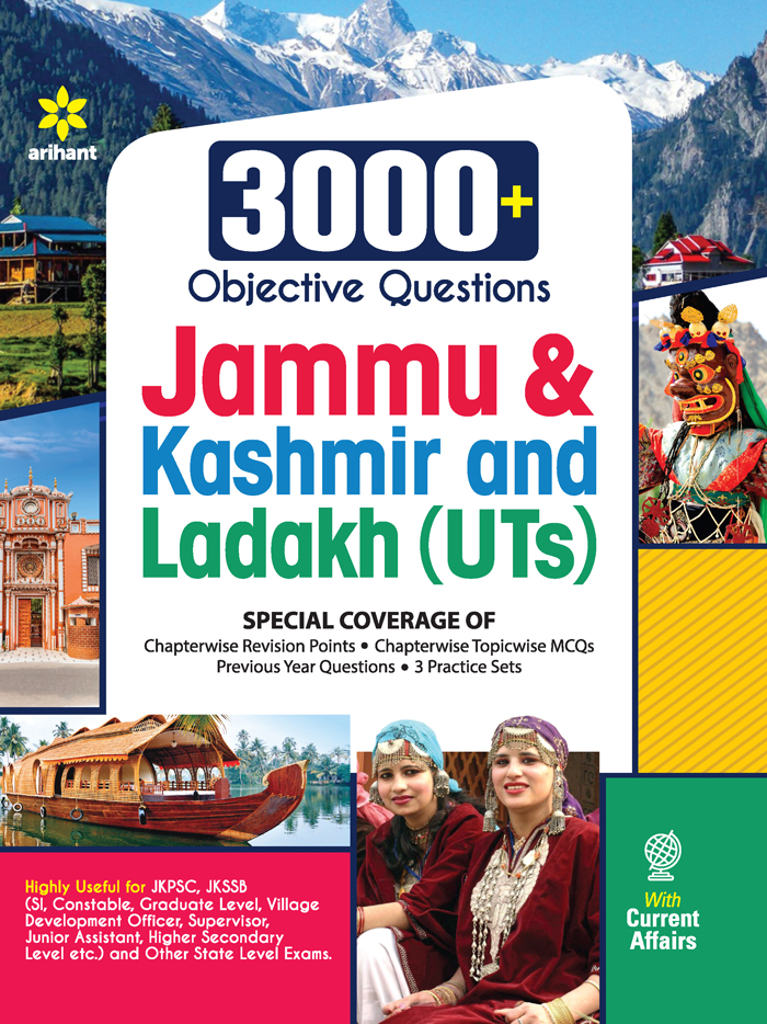 3000+Objectie Questions Jammu & Kashmir and ladakh (Uts) 
