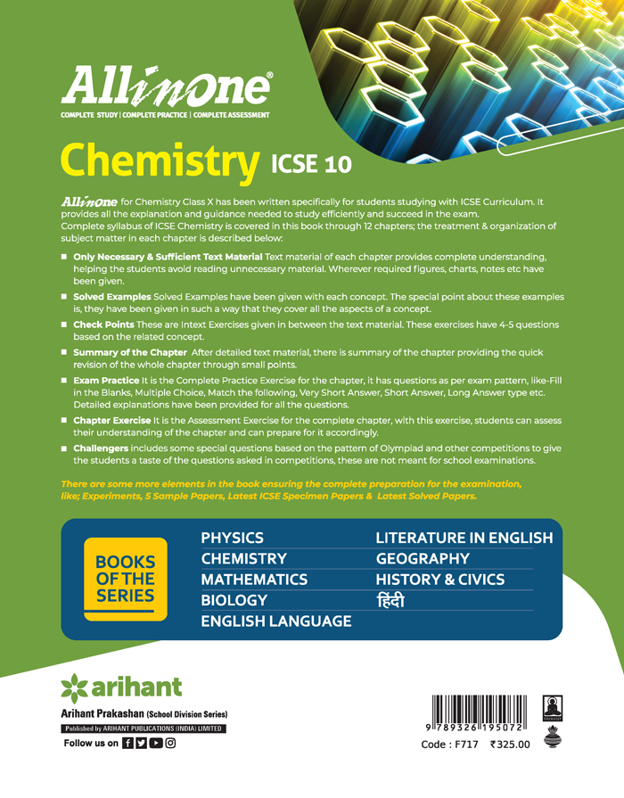 All in One Chemistry ICSE 10