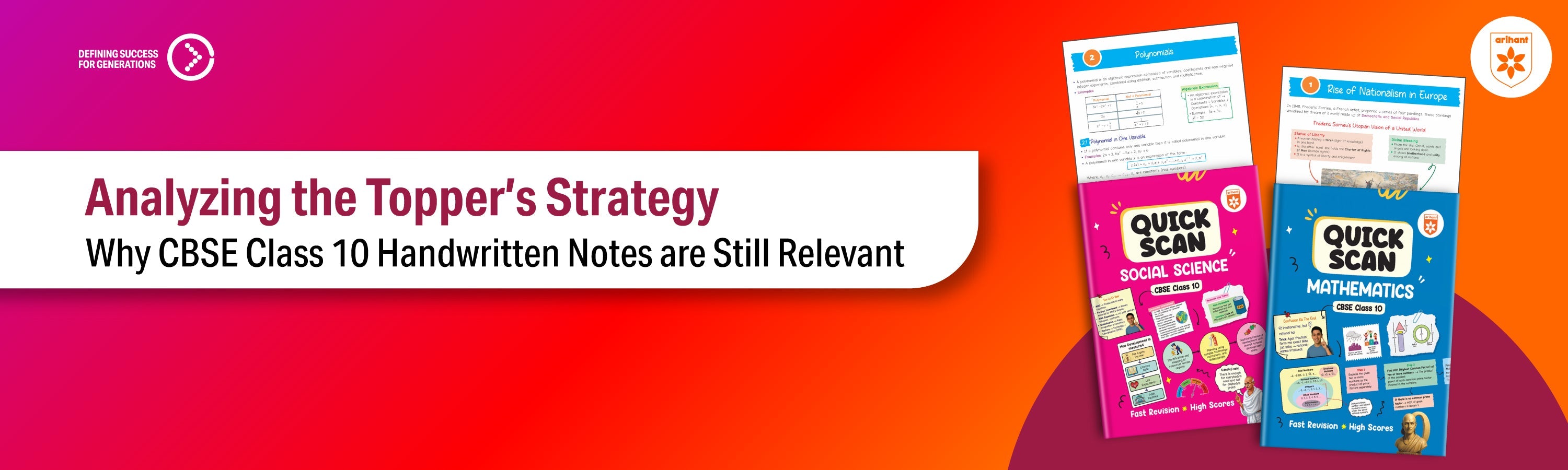 Analysing The Toppers Strategy: Why CBSE Class 10 Handwritten Notes Are Still Relevant