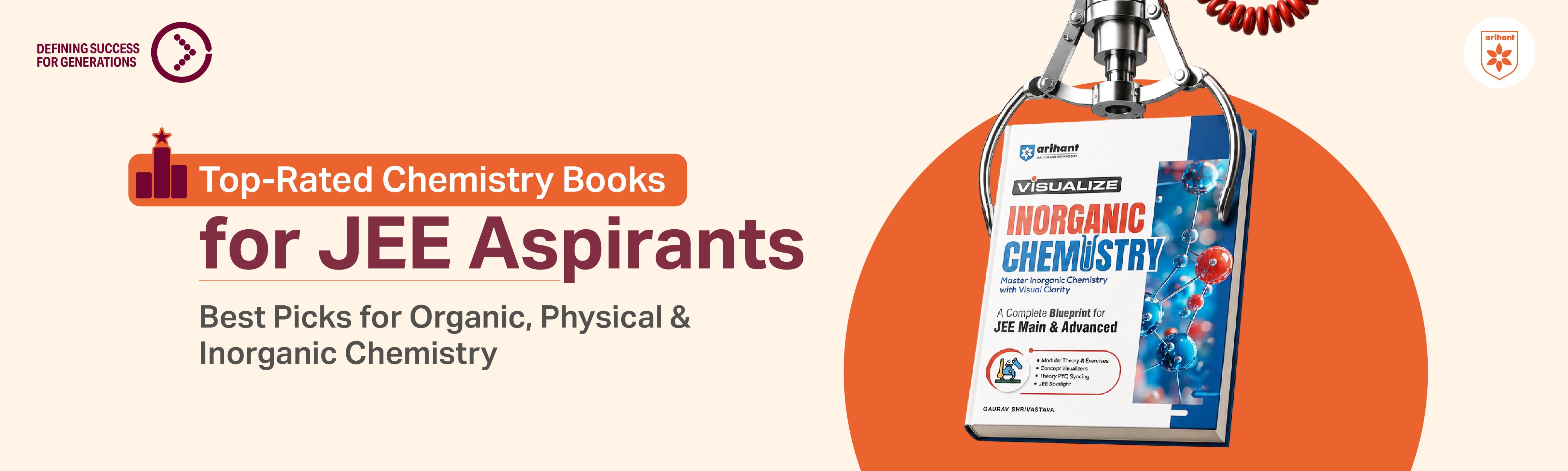 Top-Rated Chemistry Books For JEE Aspirants: Best Picks For Organic, Physical & Inorganic Chemistry