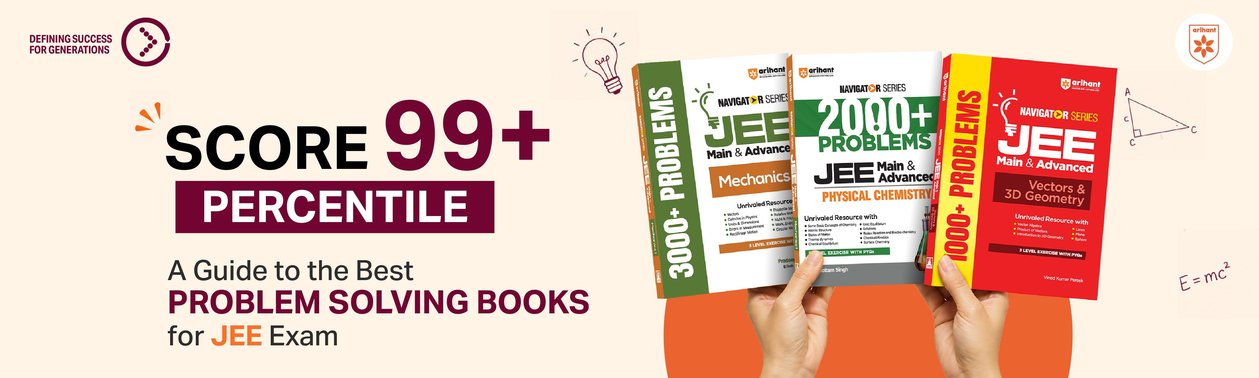 Score 99+ Percentile: A Guide To The Best Problem Solving Books For JEE Exam