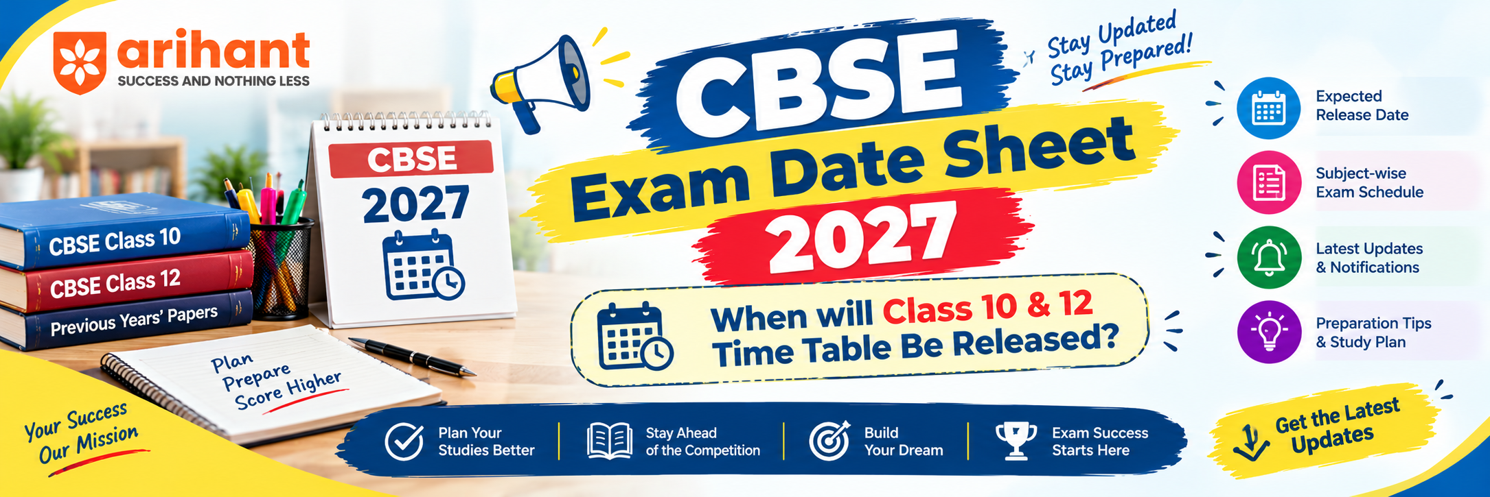 CBSE Date Sheet 2027 Class 10 & 12: Release Date