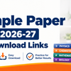  CBSE Sample Paper Class 12 2026-27: All Subjects, Download Links