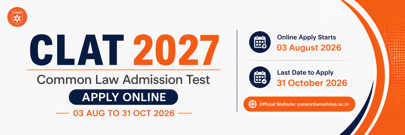 CLAT 2027 Admission Form Apply Online
