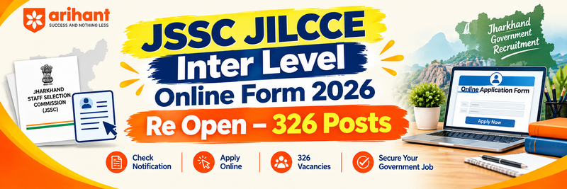 JSSC JILCCE Inter Level Online Form 2026 Re Open - 326 Posts
