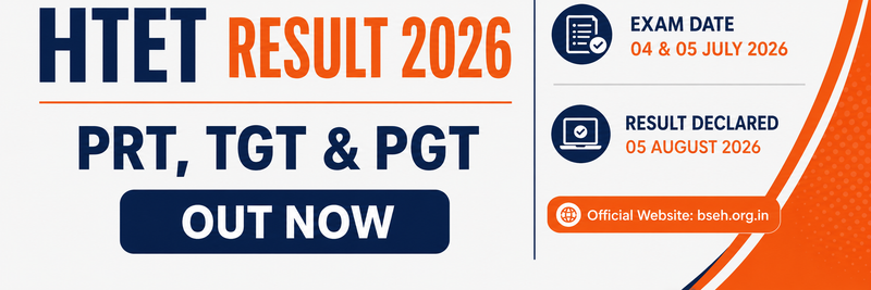Haryana HTET Result 2026 Out for PRT, TGT &amp; PGT