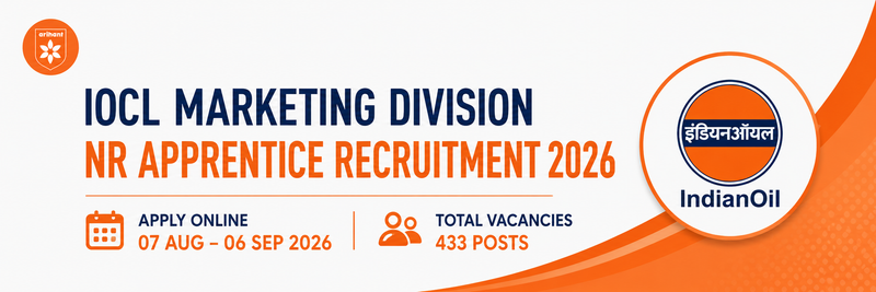 IOCL Marketing Division NR Apprentice Recruitment 2026  Apply Online