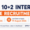 JSSC 10+2 Inter Level JILCCE Recruitment 2026