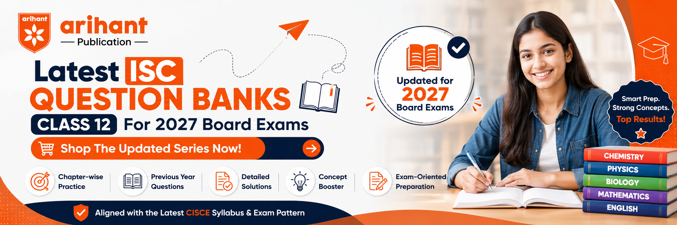 Latest ISC Question Banks Class 12 For 2027 Board Exams – Shop The Updated Series Now!