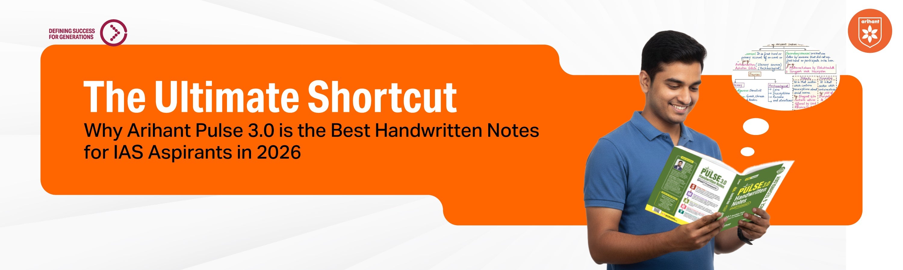 The Ultimate Shortcut: Why Arihant Pulse 3.0 Is The Best Handwritten Notes For IAS Aspirants In 2026