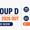 RRB Group D Admit Card 2026 Out