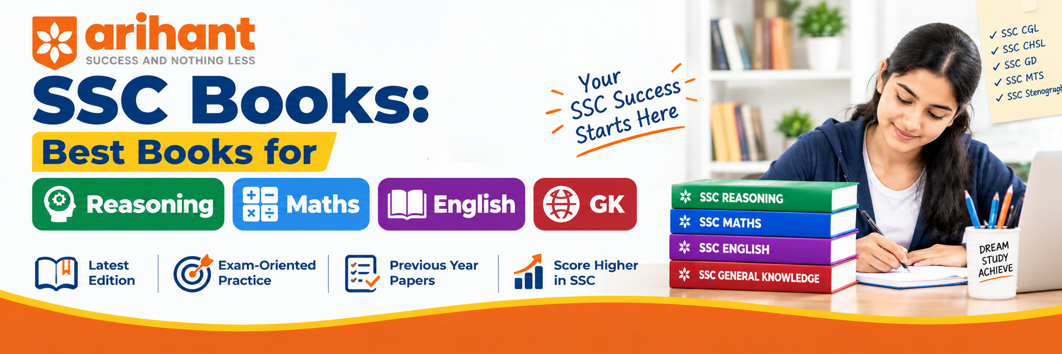 SSC Books: Best Books for Reasoning, Maths, English, GK