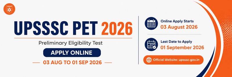 UPSSSC PET Online Form 2026: Apply Online