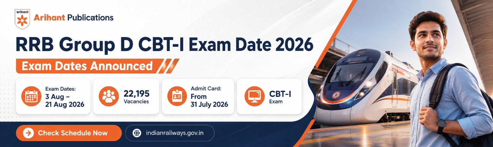 RRB Group D CBT-I Exam Date 2026 Announced