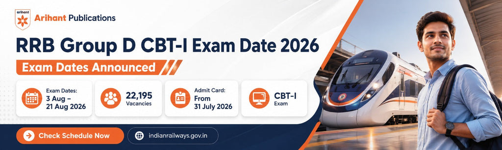 RRB Group D CBT-I Exam Date 2026 Announced