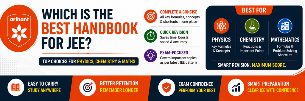 Which Is The Best Handbook For JEE? Top Choices For Physics, Chemistry & Maths