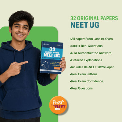 32 Original Papers NEET (UG) 2027 | 19 Years (2026–2008) Papers Including Re-NEET 2026 with 5000+ Real Questions | NTA Authenticated Answer Key & Detailed Explanations | NEET UG Confidence Booster