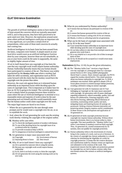 CLAT conqueror book contents with MCQs and practice sets