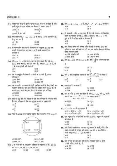 MP shikshak ganit book MCQs and practice sets contents