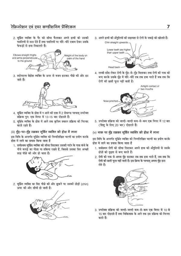 NSQF RAC practical book table of contents Hindi medium