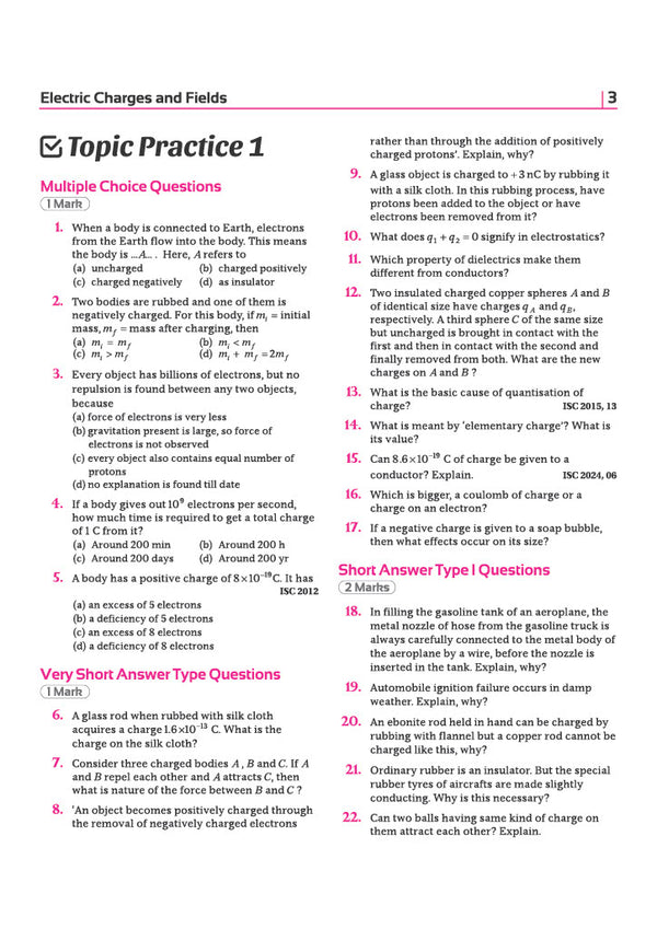 ISC All in One Physics Class 12 Exam 2027 | Complete Study Guide with Internal Assessment | Theory, Chapter Exercises, Sample Papers & Exam Questions