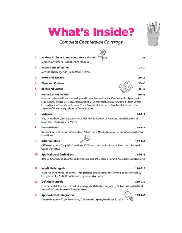 All in One Applied Mathematics Class 12 for CBSE Exam 2026-27 | NCERT Based Complete Theory, Practice Exercises, CBQs, A-R, Sample Papers & Mind Maps | Revised Edition as per Latest Syllabus