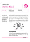 Arihant Class 10 Computer Applications index for Internet Basics and Internet Services covering WWW, Web Address, URL, Protocols, and Mobile Technologies