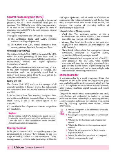 All in One Computer Science Class 11 for CBSE Exam 2026-27 | NCERT Based Complete Theory, Practice Exercises, CBQs, A-R, Sample Papers & Mind Maps | Revised Edition as per Latest Syllabus