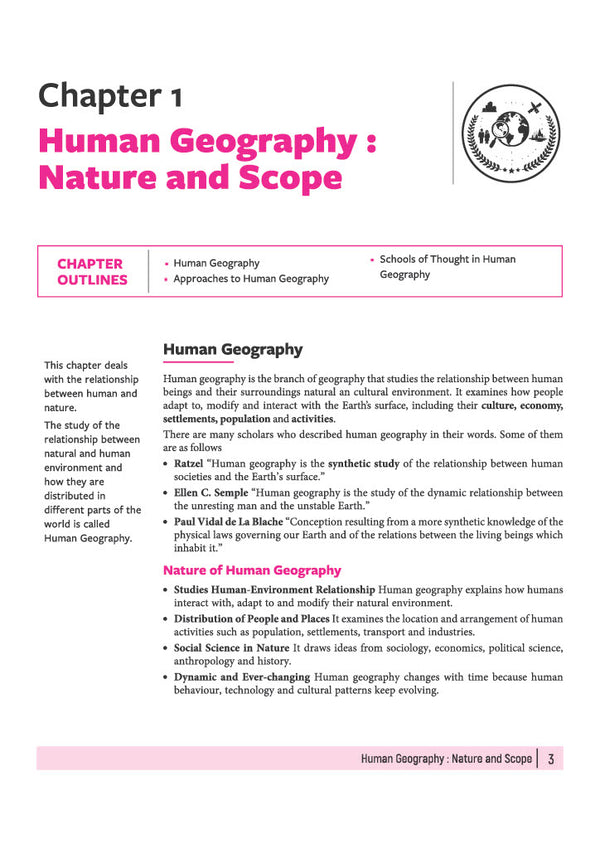 All in One Geography Class 12 for CBSE Exam 2026-27 | NCERT Based Complete Theory, Practice Exercises, CBQs, A-R, Sample Papers & Mind Maps | Revised Edition as per Latest Syllabus