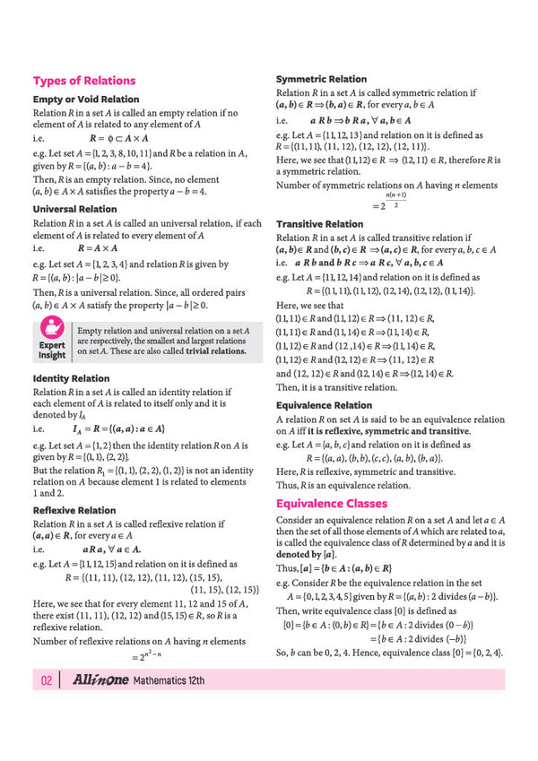 All in One Mathematics Class 12 for CBSE Exam 2026-27 | NCERT Based Complete Theory, Practice Exercises, CBQs, A-R, Sample Papers & Mind Maps | Revised Edition as per Latest Syllabus