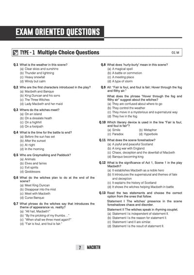ISC Literature in English (Paper 2) Class 11 Exam Book | Quick Theory, Exam Pattern Questions & Sample Papers | As per Latest ICSE Syllabus | Que Bee 2nd Edition