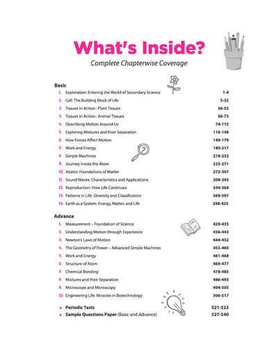 All in One Science (Exploration) Class 9 for CBSE Exam 2026-27 | NCERT Based Complete Theory, Practice Exercises, CBQs, A-R, Sample Papers & Mind Maps | Revised Edition as per Latest Syllabus