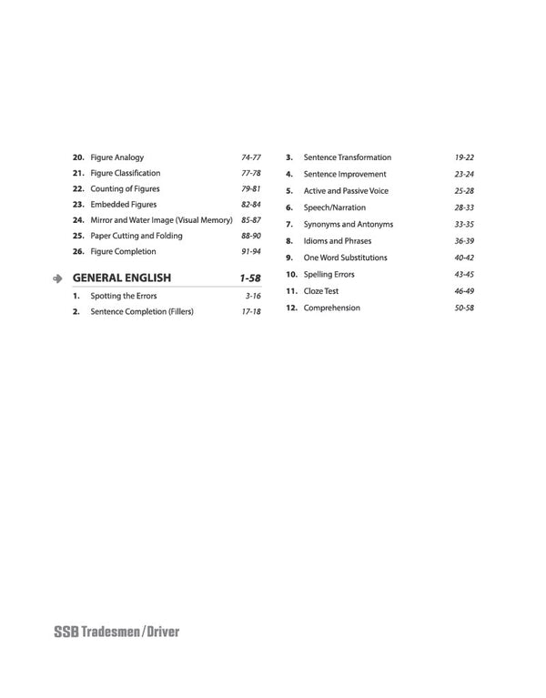 SSB Constable (Tradesman/ Driver) Exam 2026 | Male & Female | Based on Latest Online Exam Pattern: General Knowledge, Mathematics, Reasoning, English | Latest One Liner Current Affairs