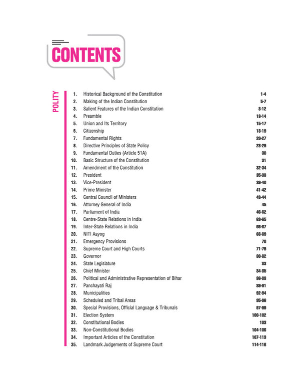 Prime Notes BPSC Prelims Indian Polity (Covers Bihar Specific Topics) | Complete Syllabus Coverage, Based on PYQs with Crisp Notes for Quick Revision