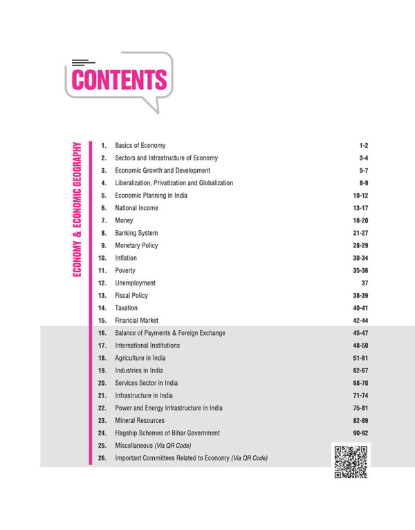 Prime Notes BPSC Prelims Economy & Economic Geography (Covers Bihar Specific Topics) | Complete Syllabus Coverage, Based on PYQs with Crisp Notes for Quick Revision