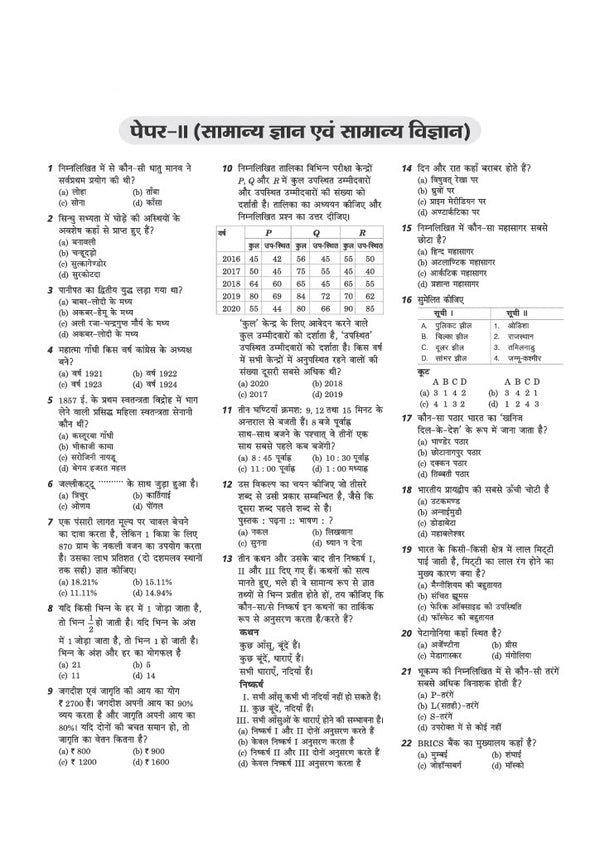 Rajasthan Police SI (Upnirikshak) & Platoon Commander Exam 2026 | 20 Practice Sets with 6 Solved Papers (2025, 2021 & 2018) | Paper 1 General Hindi & Paper 2 General Knowledge and General Science