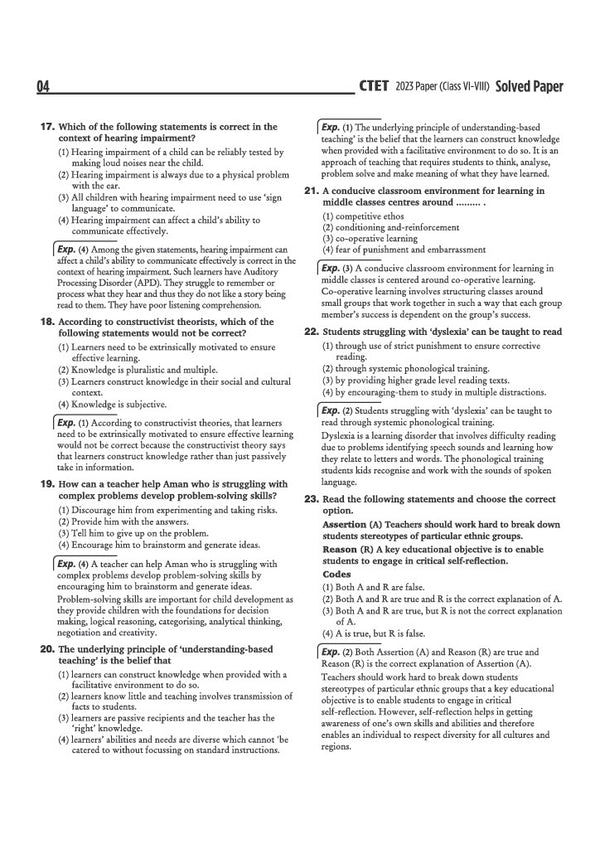 CTET Paper 2 Social Science/Studies 35 Solved Papers (2026-2015) for Classes 6–8 | Detailed Solutions with Official Answer Keys | Latest Edition 2026