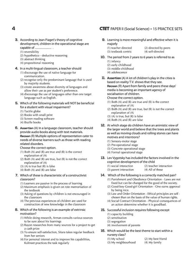 CTET 2026 15 Practice Sets Paper 2 (Class 6-8) Social Science/ Studies | Based on Latest CTET Syllabus & Exam Pattern | Detailed Explanations of Each Question with Latest Solved Papers