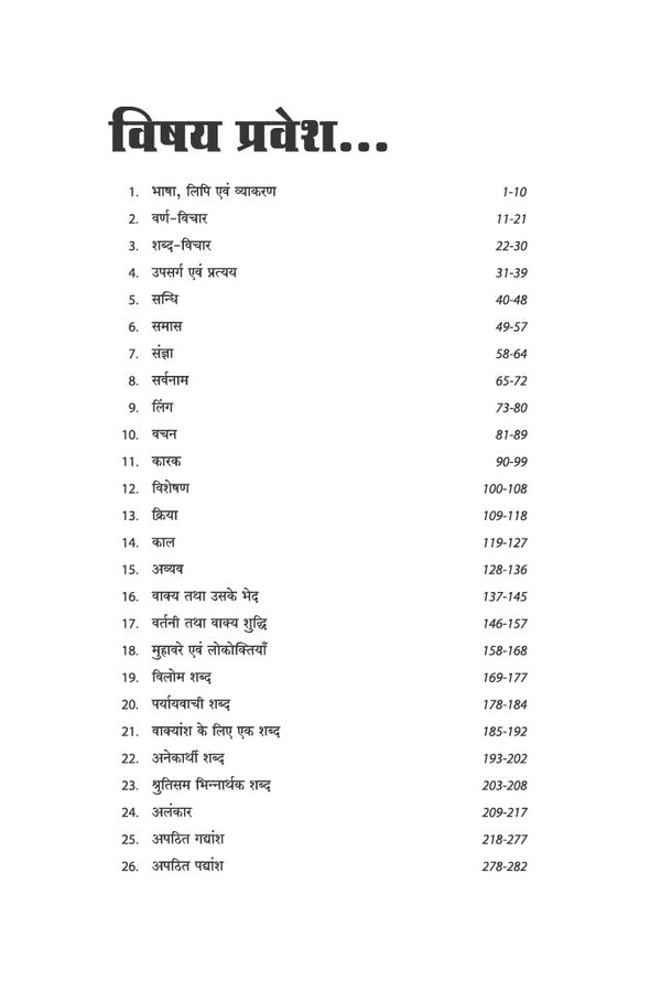 Hindi Class 6 | JNV, RMS, Sainik & Other School Entrance Exams | Chapterwise Theory, Solved Examples, Practice Questions & Previous Years’ Papers