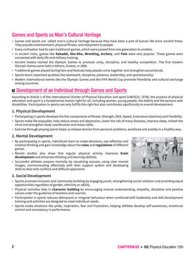 ISC Physical Eduaction Class 12th | 16 Years Chapterwise Topicwise Question Bank (2025 - 2010)