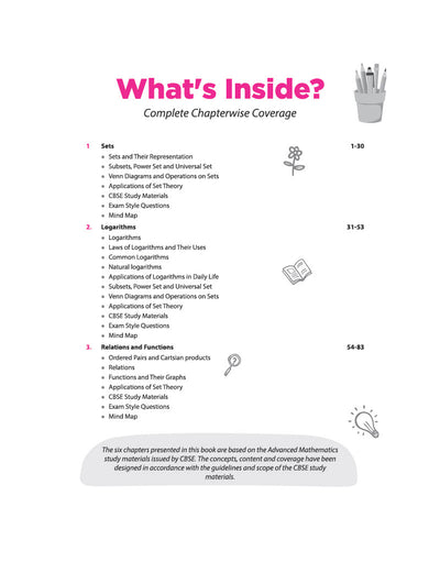 All in One Advanced Mathematics table of contents