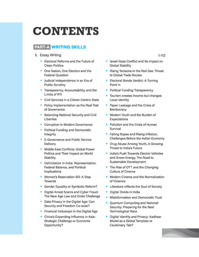 Descriptive English for SSC, Banking (SBI/IBPS), UPSC, State PCS, CAPF, RBI Grade B & Other Competitive Exams | Essay Writing (100+ Topics), Precis, Letter, Report, Email & Paragraph Writing | PYQs, Model Answers & Writing Templates
