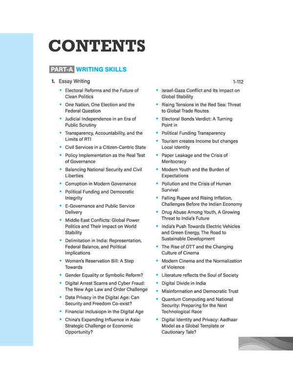 Descriptive English for SSC, Banking (SBI/IBPS), UPSC, State PCS, CAPF, RBI Grade B & Other Competitive Exams | Essay Writing (100+ Topics), Precis, Letter, Report, Email & Paragraph Writing | PYQs, Model Answers & Writing Templates