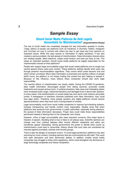 Descriptive English for SSC, Banking (SBI/IBPS), UPSC, State PCS, CAPF, RBI Grade B & Other Competitive Exams | Essay Writing (100+ Topics), Precis, Letter, Report, Email & Paragraph Writing | PYQs, Model Answers & Writing Templates