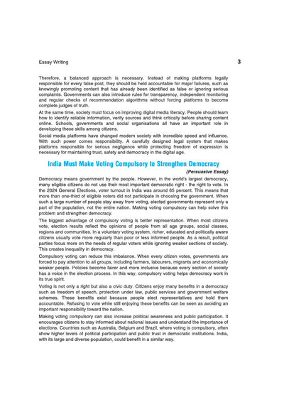 Descriptive English for SSC, Banking (SBI/IBPS), UPSC, State PCS, CAPF, RBI Grade B & Other Competitive Exams | Essay Writing (100+ Topics), Precis, Letter, Report, Email & Paragraph Writing | PYQs, Model Answers & Writing Templates