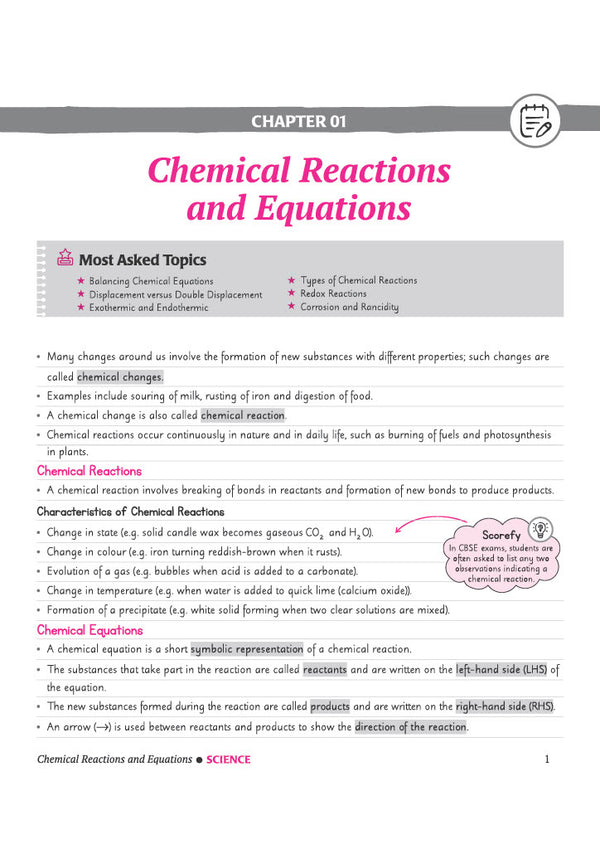CBSE Science Class 10 Chapterwise Question Bank for Board Exam 2027 | 1Chapterwise PYQs with Revision Theory, Detailed Solutions, Exam Tips & Sample Papers as per Latest CBSE Syllabus & Exam Pattern