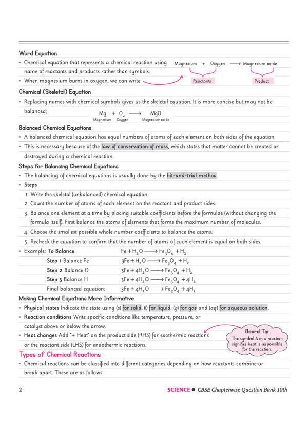CBSE Science Class 10 Chapterwise Question Bank for Board Exam 2027 | 1Chapterwise PYQs with Revision Theory, Detailed Solutions, Exam Tips & Sample Papers as per Latest CBSE Syllabus & Exam Pattern
