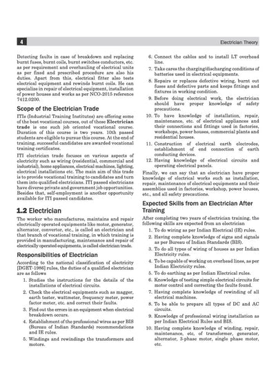 NSQF (Level 4) Electrician Theory | 1st & 2nd Year ITI Students | Bharat Skills CBT & NIMI Pattern Based | Completely Revised Latest Syllabus Edition | Step-by-Step Theory with Diagrams