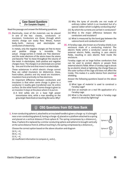 ISC Physics Class 12 Question Bank for Exam 2027 | 16 Years Chapterwise & Topicwise PYQs (2026–2001) with Detailed Step-by-Step Answers, Examiner's Comments, Smart Tips & 3 Sample Papers